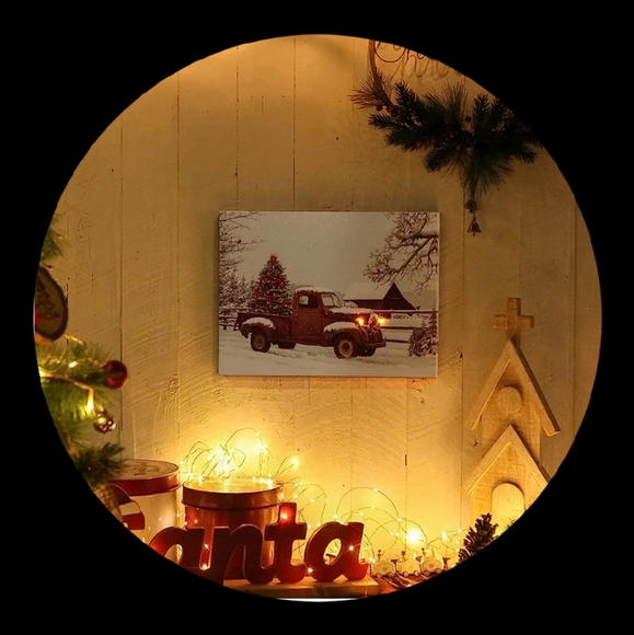 NWOT NIKKY HOME Lighted Canvas Wall Art - Picture 2 of 4